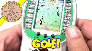 Talking Pro Golf Tour Electronic Handheld Game #383, Excalibur Games