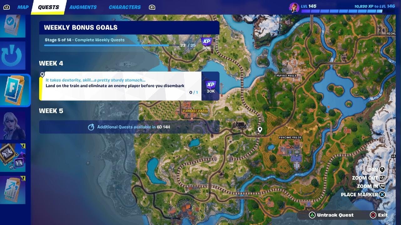 Land On The Train And Eliminate An Enemy Player Before You Disembark