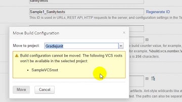 How to move a build configuration in TeamCity