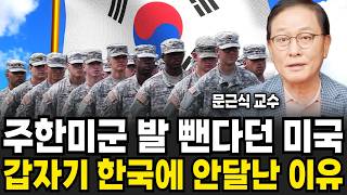 주한미군 발 뺀다던 미국 이제와서 한국에 안달난 이유 (문근식 교수 / 4부)