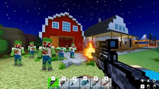 ZUMBIS INVADIRAM MINHA FAZENDINHA - PIXEL GUN 3D