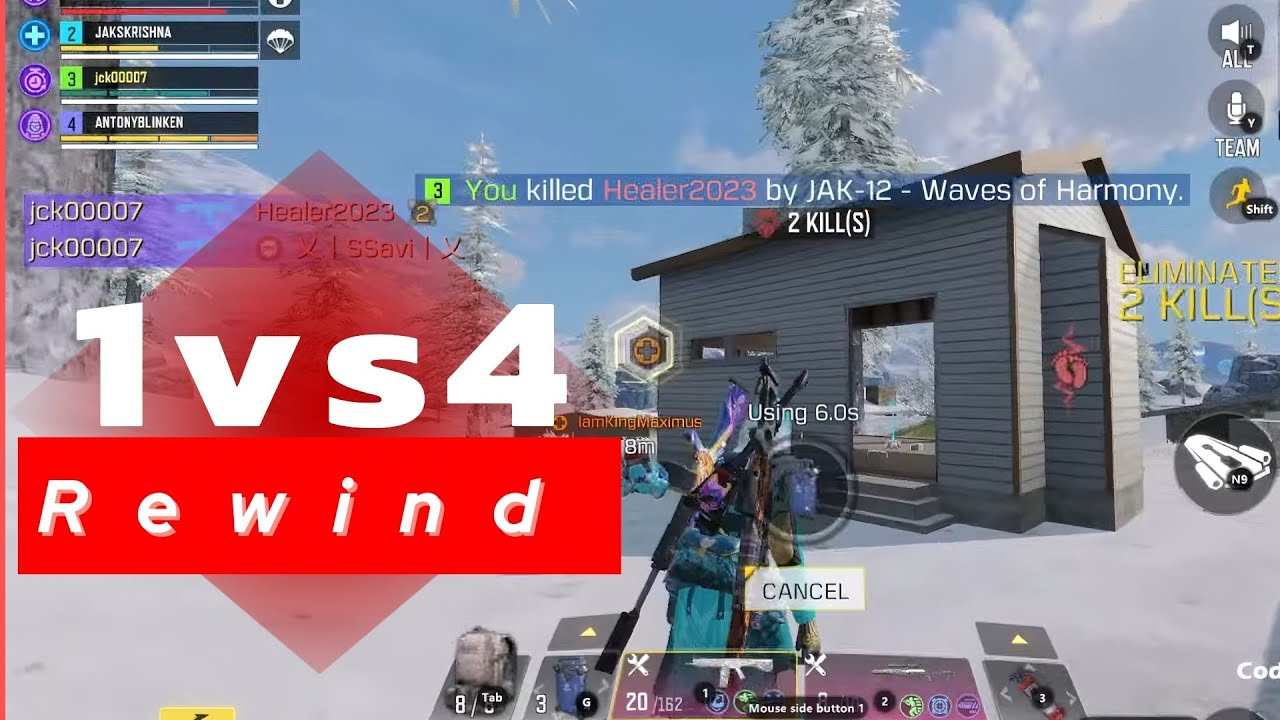 Call of Duty: Mobile 1vs4 SKI Town 