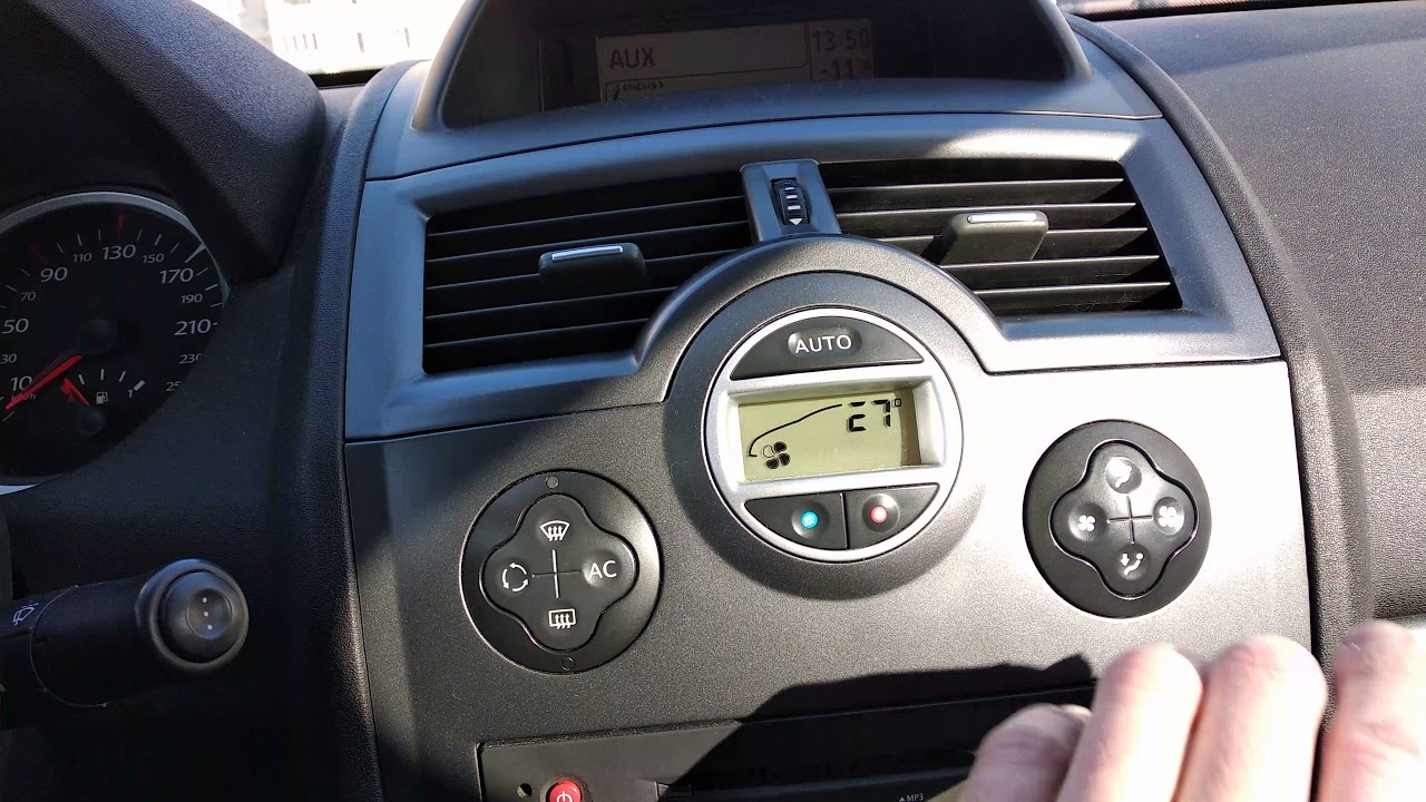 Замена щеток отопителя рено меган 2 тестирование - YouTube