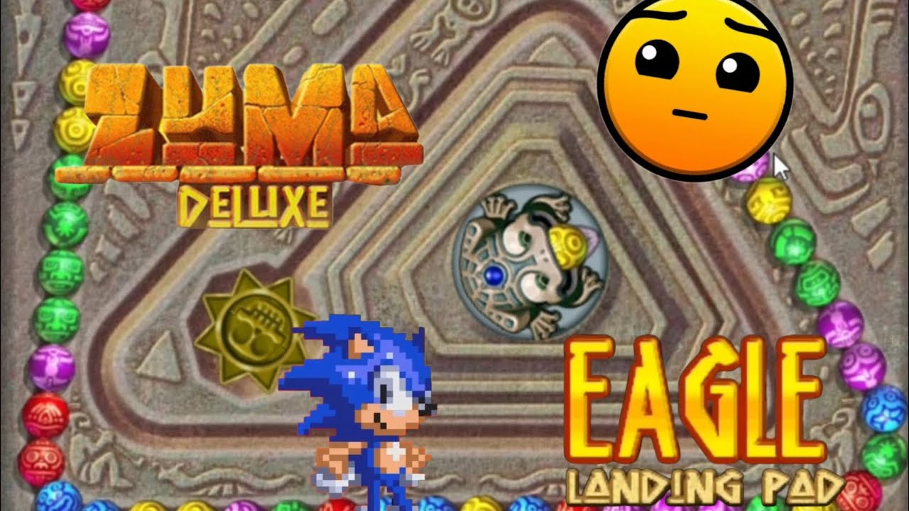 Zuma Deluxe Gauntlet Mode: Eagle Landing Pad - Gameplay