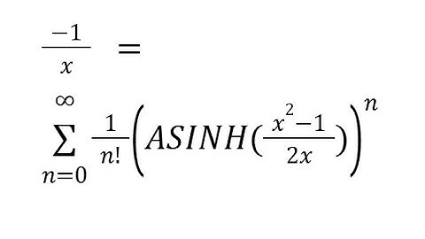 ASINH Taylor Maclaurin SERIESSUM LINEST POLYNOMIAL REGRESSION Google Sheets or Excel