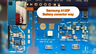 Samsung A12 Battery conector ways || Samsung A125/A127 battery connection ways Daigram #samaung