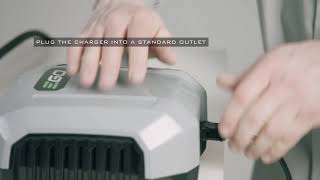 How to charge the Backpack Battery with the Commercial Charger