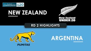 HIGHLIGHTS | NEW ZEALAND v ARGENTINA | The Rugby Championship U20 2024 | Round 2