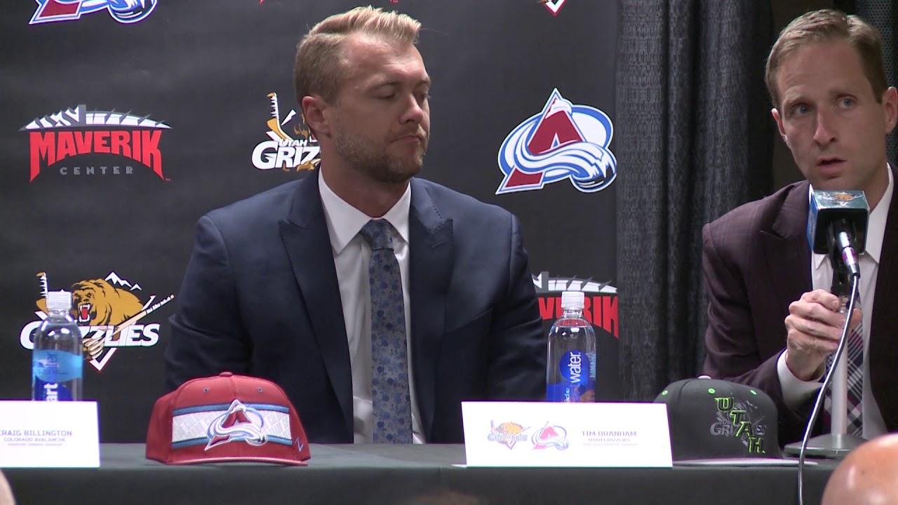 Grizzlies TV Colorado Avalanche Affiliation Press Conference YouTube