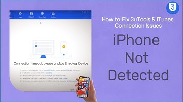 iPhone Not Detected? Fix iTunes & 3uTools Connection Issues (2025)
