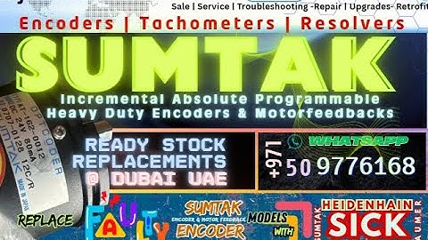 SUMTAK Heidenhain Service Troubleshooting Repair Replace Equivalent Encoder AjmanFET Servorepair.ae