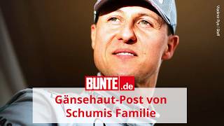 Michael Schumachers Familie sorgt mit emotionalem Post für Gänsehaut