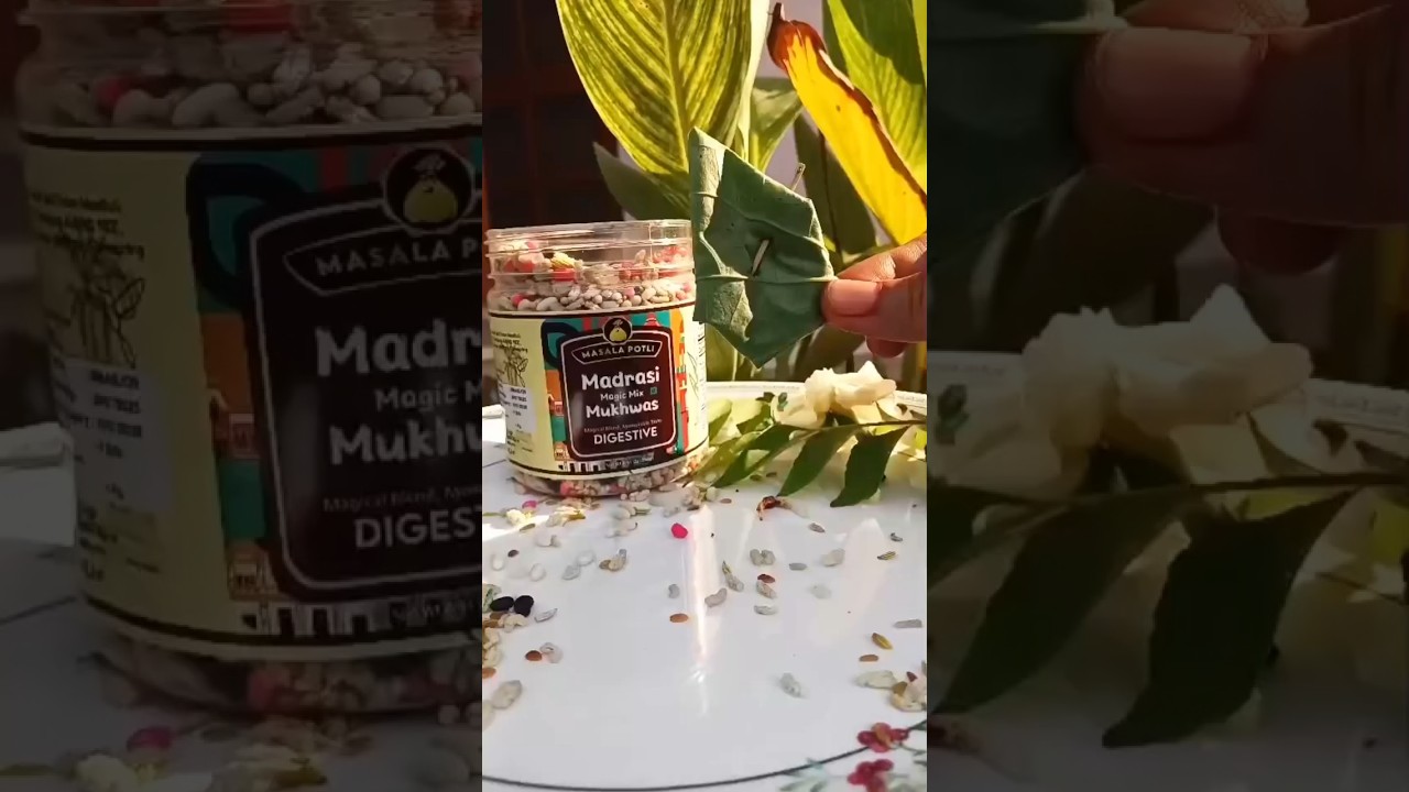 Refreshing Paan Recipe with Madrasi Mukhwas | Easy Mouth Freshener Recipe | Masala Potli