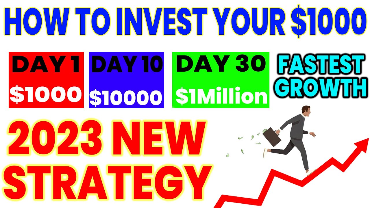 How to Invest 1000 Dollars | Investment of first $1000 to best growth ...
