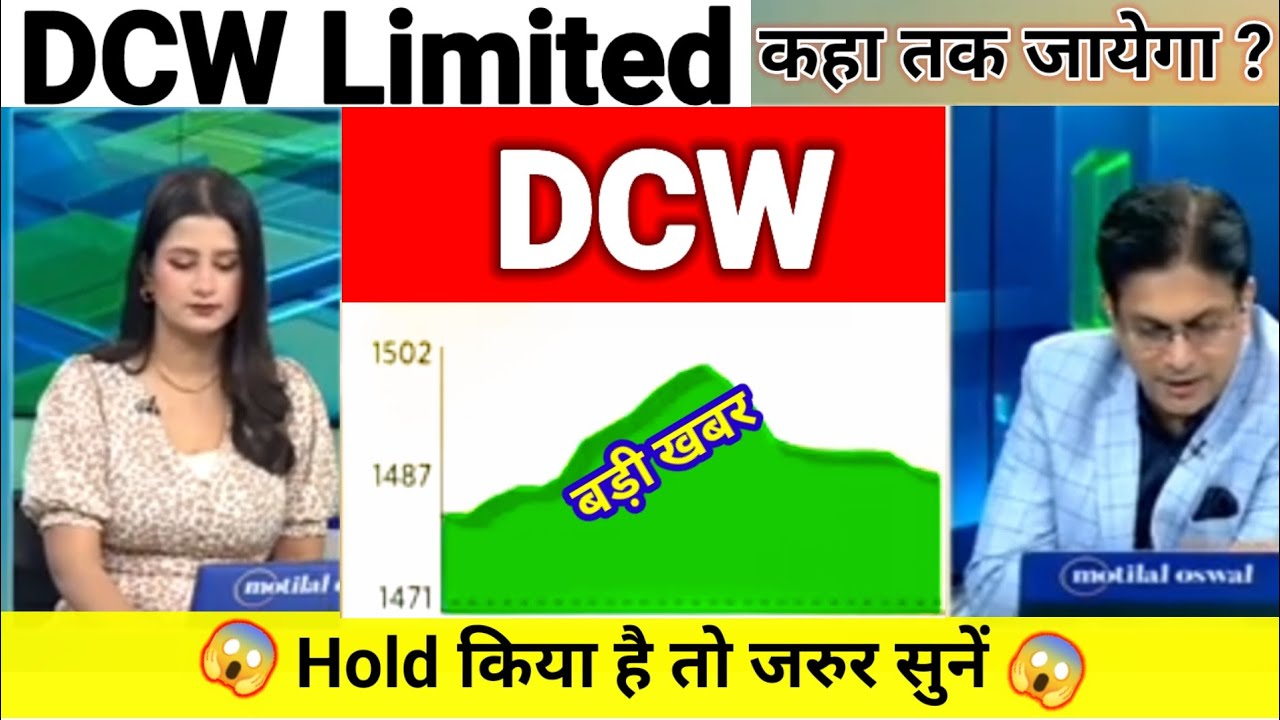 dcw share news today l dcw share price today I dcw share latest news today l dcw share news