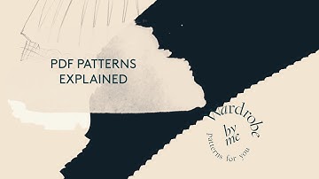 How to use a PDF pattern| Sewing Tutorial | Wardrobe By Me