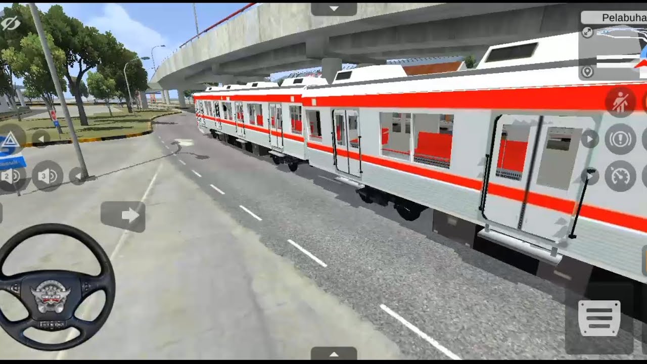 MAIN BUSSID PAKAI KERETA - BUS SIMULATOR INDONESIA