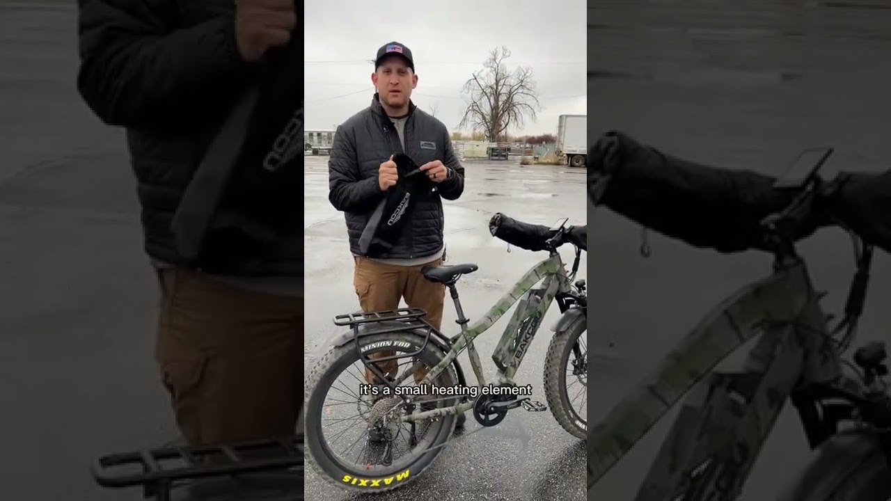 The Thermal Battery Jacket by Bakcou. Keep your ebike battery warm!