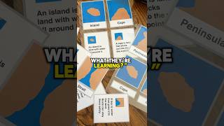 Fun Montessori Printable: Landforms + Map Connection