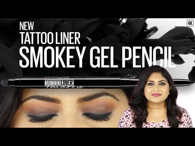 NEW* Maybelline Tattoo Liner Smokey Eyeliner Pencil Review | #maybelline  #tattooliner #smokeyeyes - YouTube