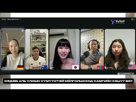 АЛЬ УЛСЫН ХҮМҮҮСТЭЙ ОЙЛГОЛЦОХОД ХАМГИЙН ХЭЦҮҮ ВЭ?