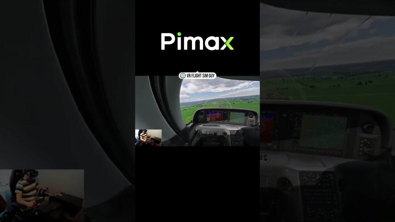 Erster X-Plane-12-Flug von VR Flight Sim Guy seit 1 Jahr – mit Pimax Crystal Super Ultrawide.