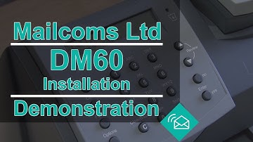 DM60 Franking Machine Installation Guide