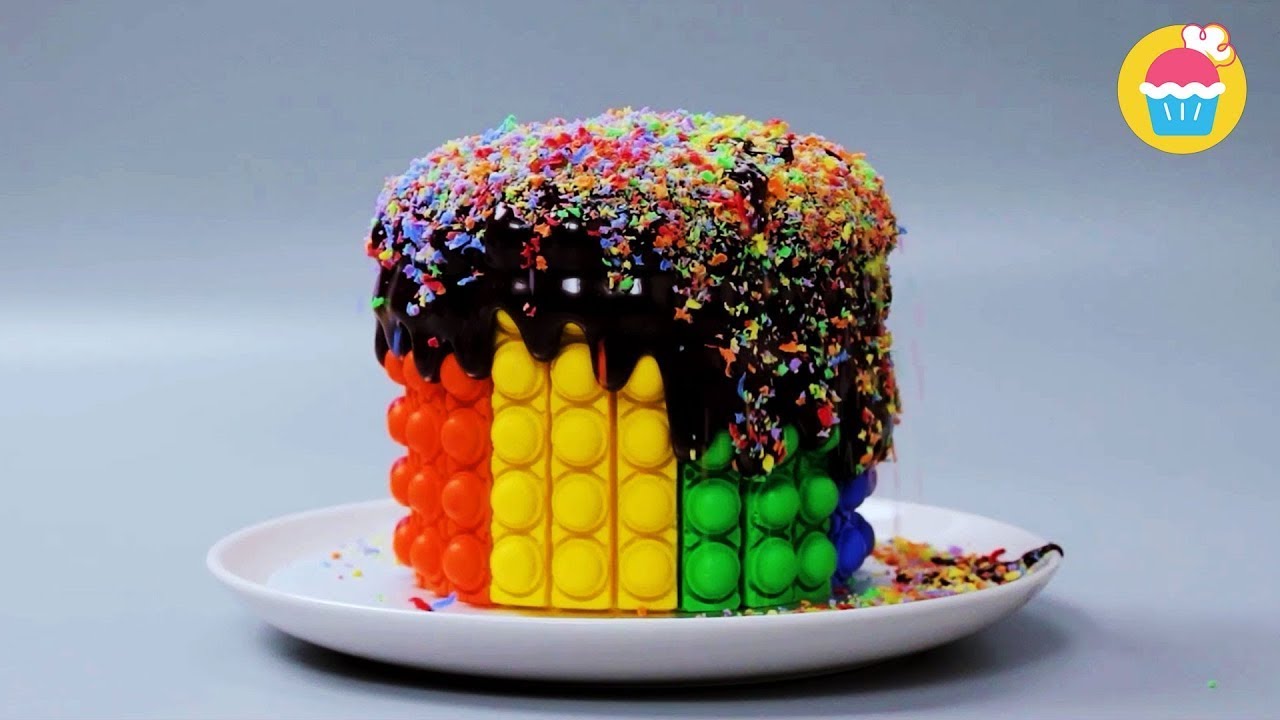 Rainbow Tsunami Cake Collection | Pull Me Up Compilation | Nyam