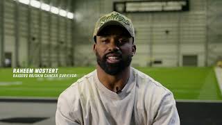 Las Vegas Raiders running back Raheem Mostert on importance of regular cancer screenings
