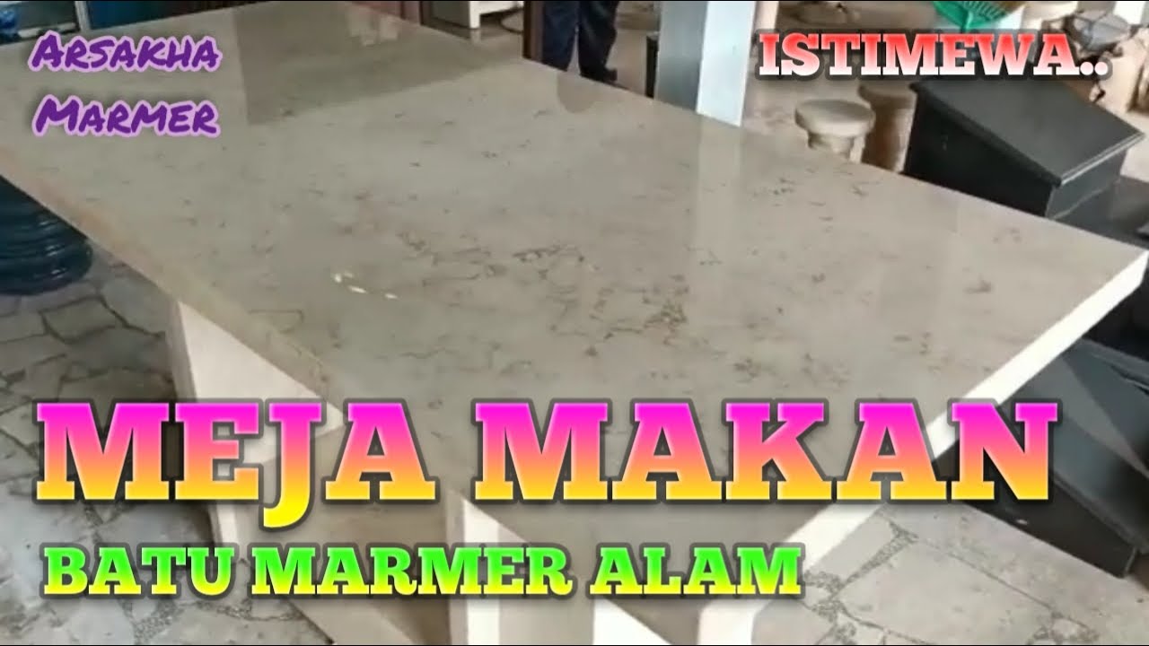 Meja Makan Batu Marmer Tulungagung