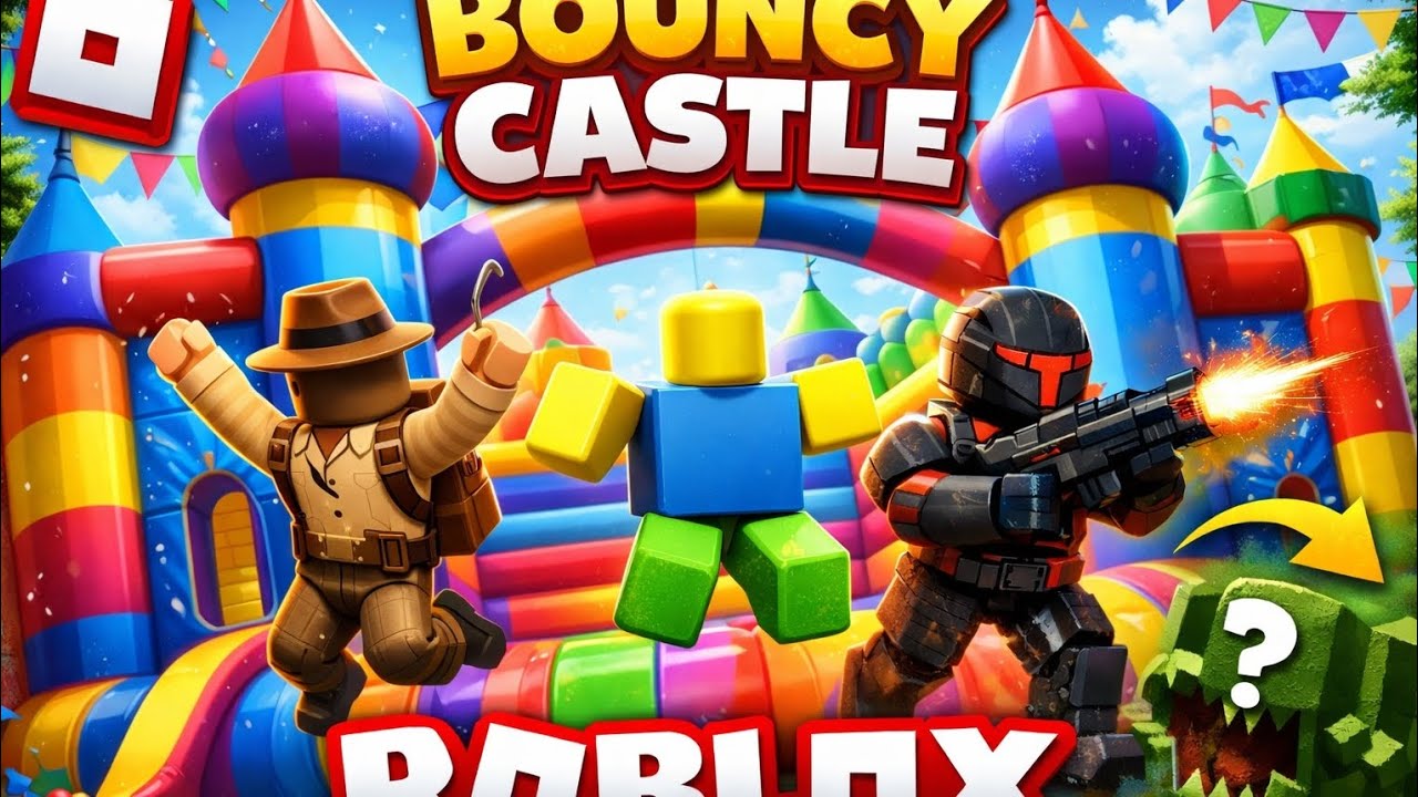 First day in bouncy castle (shery yt)