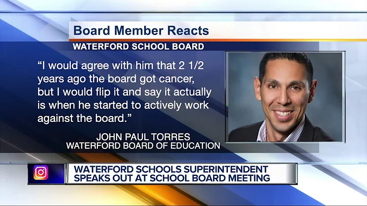 Waterford Superintendent: 'I'm leaving because of ...