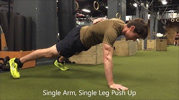Resilient Performance - Single Arm Single Leg Push Up