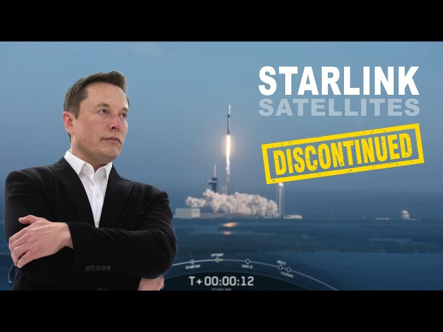 SpaceX Officially Discontinued Starlink Satellites - YouTube