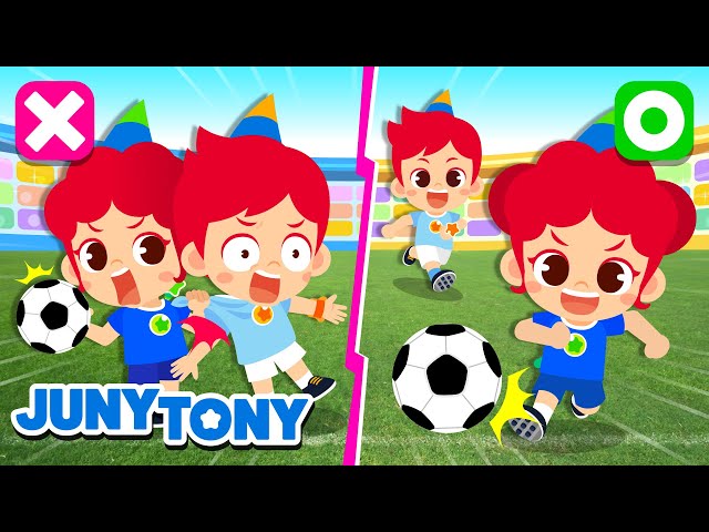 Soccer Song (Football Song) | + More Sports Songs | Nursery Rhymes | Kids Songs | JunyTony class=