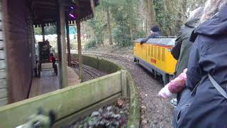 Brookside Miniature Railway:Full train ride