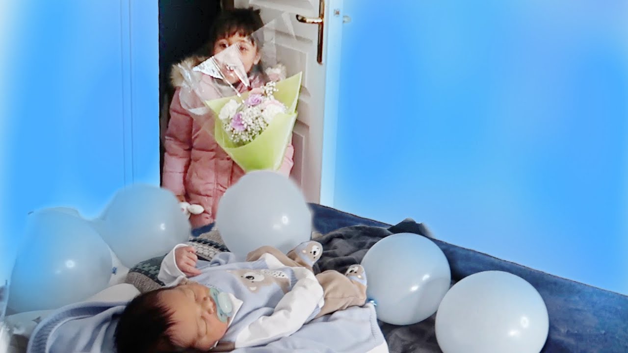 REAÇÃO DA LARA VENDO O IRMÃOZINHO LIAN PELA PRIMEIRA VEZ | RÊ ANDRADE