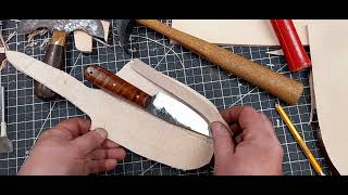 Making Leather Knife Sheaths, A few Steps In The Process