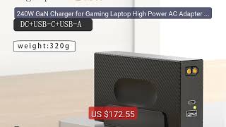 240W GaN Charger for Gaming Laptop High Power AC Adapter for D... — Hot Deal 2026 | Limited Offer!