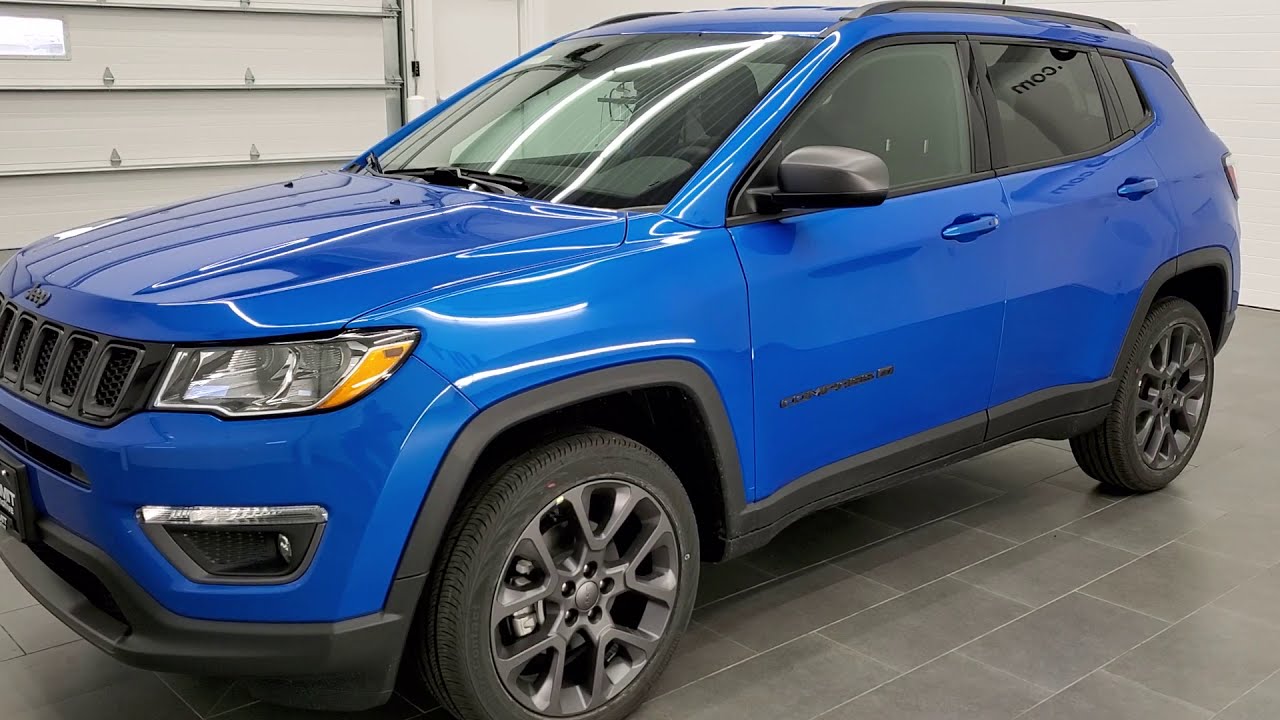21 Jeep Compass 80th Anniversary Edition 4x4 Laser Blue Walk Around Review 21j67 Sold Youtube