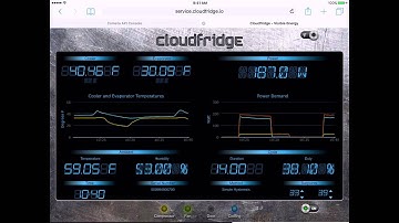 Cloudfridge Dashboard Demo