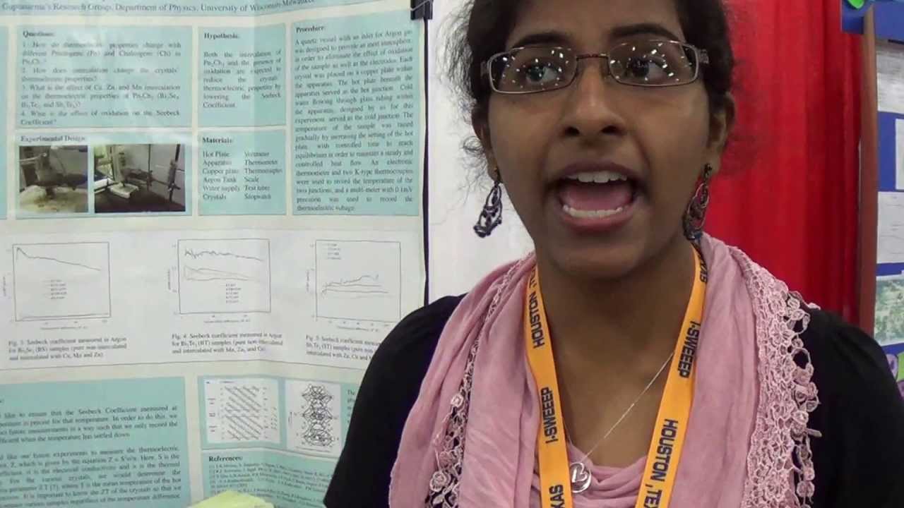International Science Fair ISWEEEP in Houston, Texas from May813, 2013