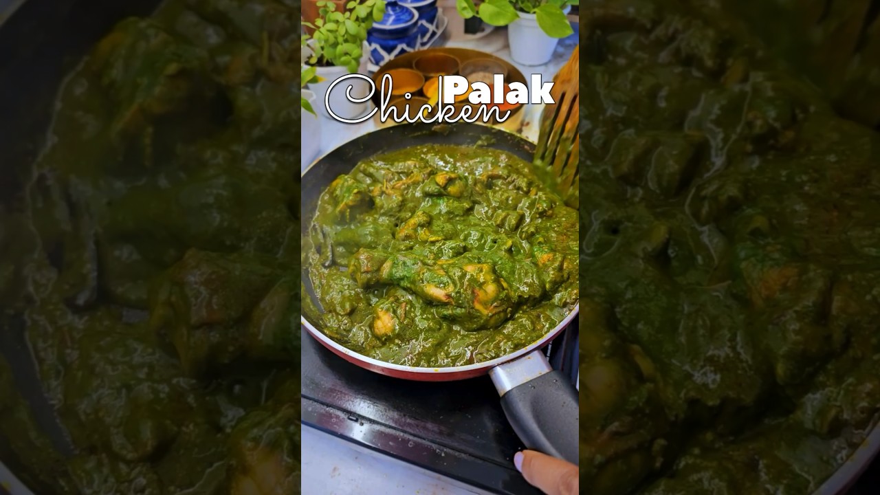 Palak Chicken Recipe | Healthy & Tasty Chicken with Spinach | Easy Palak Chicken | Bharti Rasoi