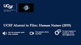 UCSF Alumni in Film: Human Nature (2019)