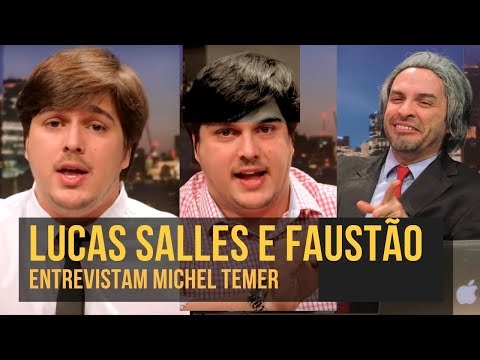 FAUSTÃO, LUCAS SALLES (CQC) E MICHEL TEMER | Diário Semanal