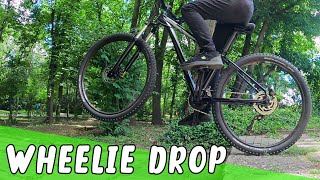 I learned how to WHEELIE DROP on MTB - Learn with me