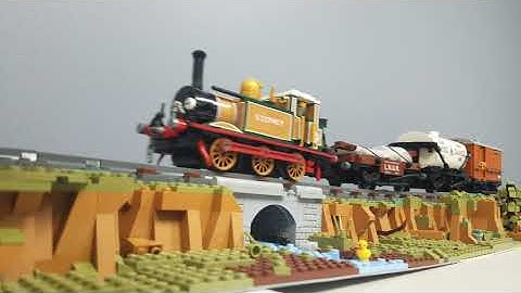 LEGO Train MOC running session