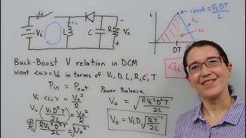 Buck-Boost Converter Voltage Equation in Discontinuous Conduction Mode (DCM)