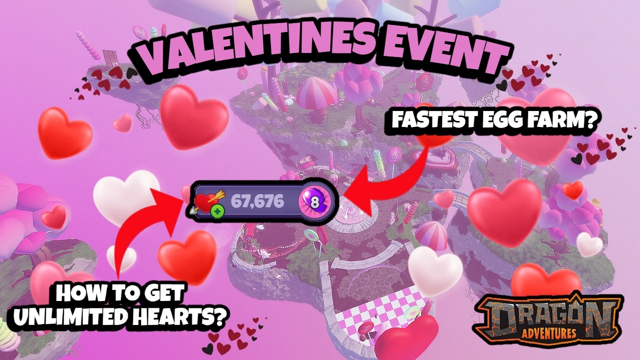 Обновление к Дню святого Валентина 2026 в Dragon Adventures Roblox (ЛУЧШИЙ СПОСОБ ПОЛУЧЕНИЯ ФРАГМ...