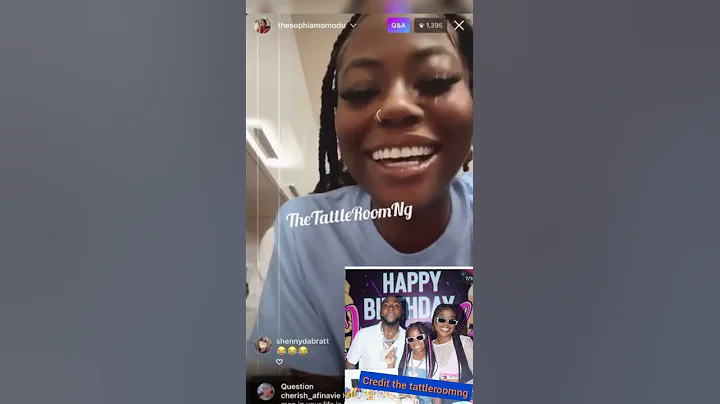 SEE DAVIDO'S IST BABY MAMA SOPHIA'S REACTION WHEN ASKED IF DAVIDO IS THE MAN IN HER LIFE BY IMADE